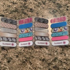 4 New Jamberry Trial Sheets